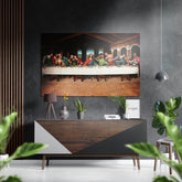 Last Supper Brushed Aluminium Dibond Wall Art.